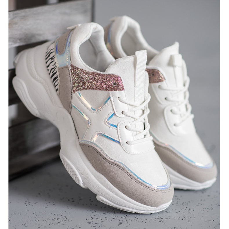 SHELOVET Módní sportovní obuv bílý 2