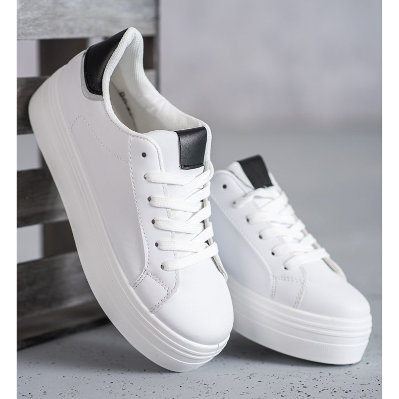 SHELOVET Módní sportovní obuv bílý 1