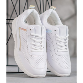 SHELOVET Bílé sportovní boty bílý 2