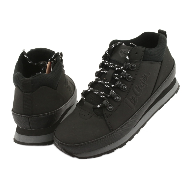 Černá zimní pánská obuv Lee Cooper 19-20-011 černý 3