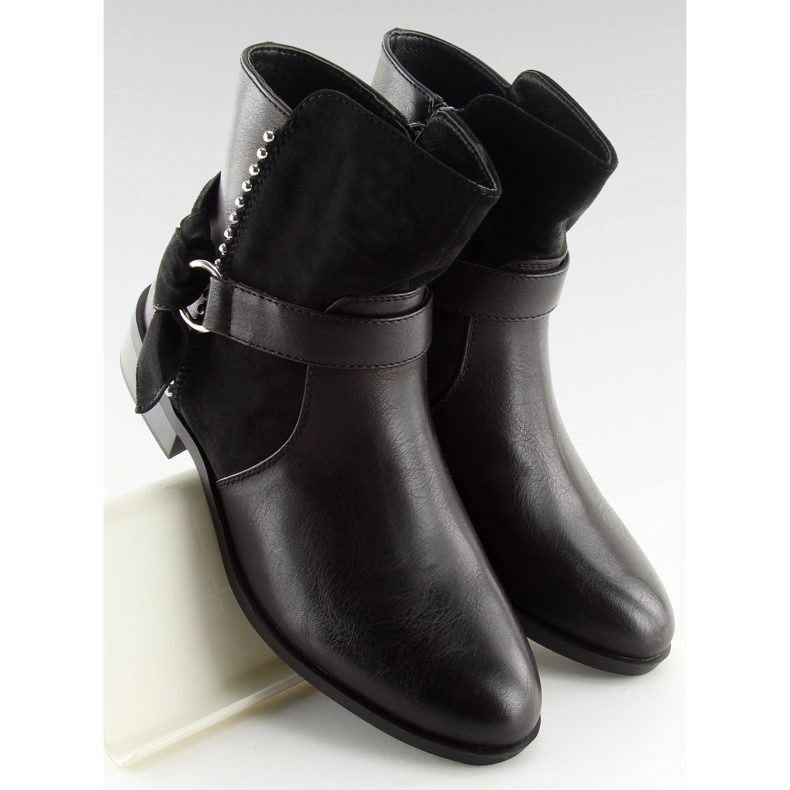 Černé dámské černé boty 1046-PA Black černý 2