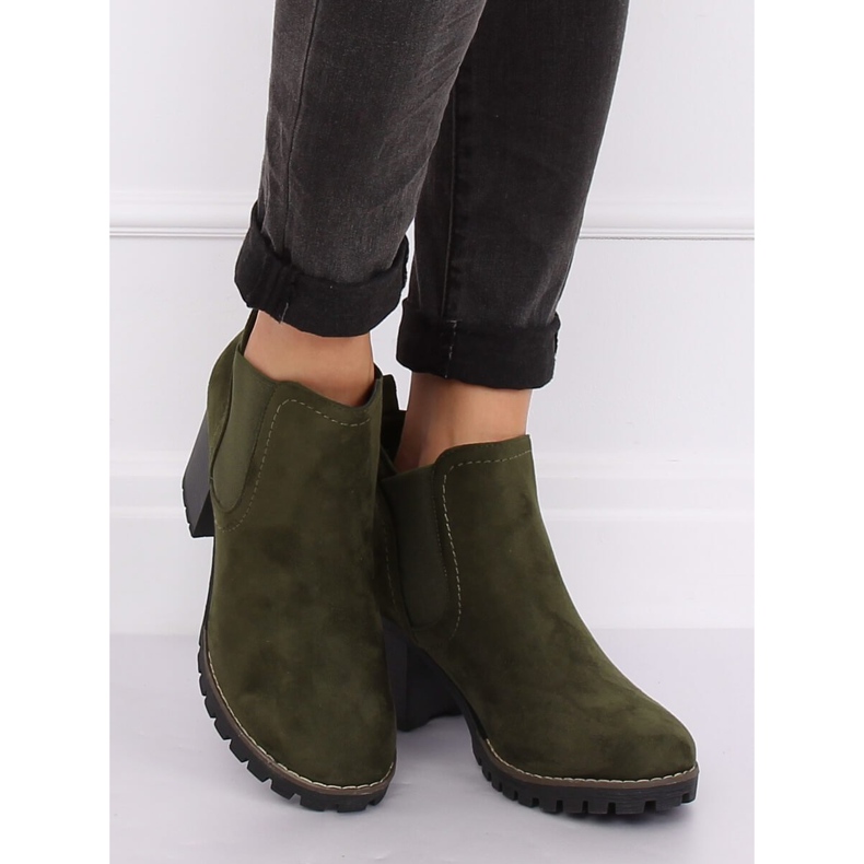 Zelené boty Jodhpur zelené 8B879 zelené zelený 2