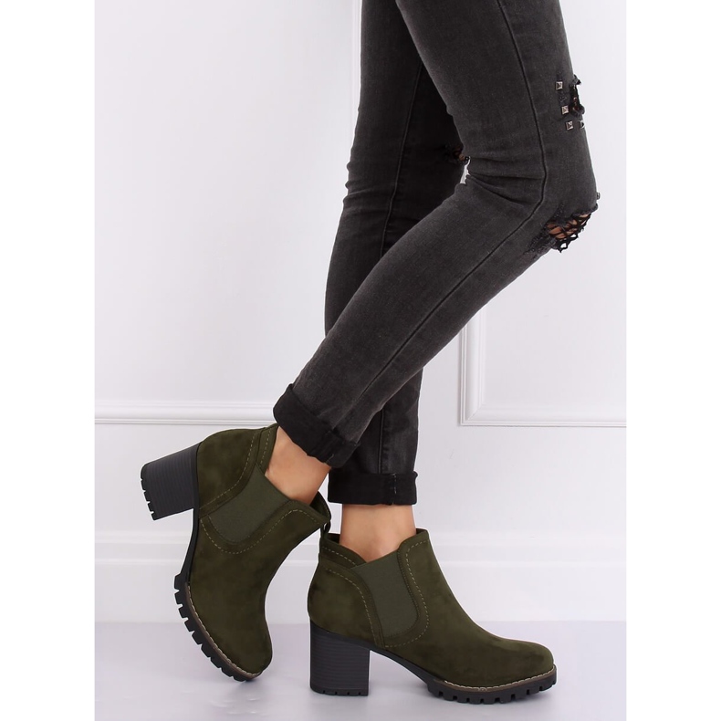 Zelené boty Jodhpur zelené 8B879 zelené zelený 1