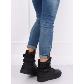 Černá Y-027 Černá sportovní obuv 2