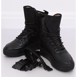 Černá Y-027 Černá sportovní obuv černý 1