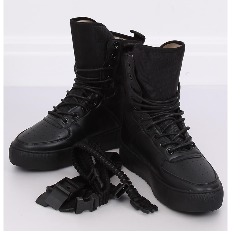 Černá Y-027 Černá sportovní obuv černý 1