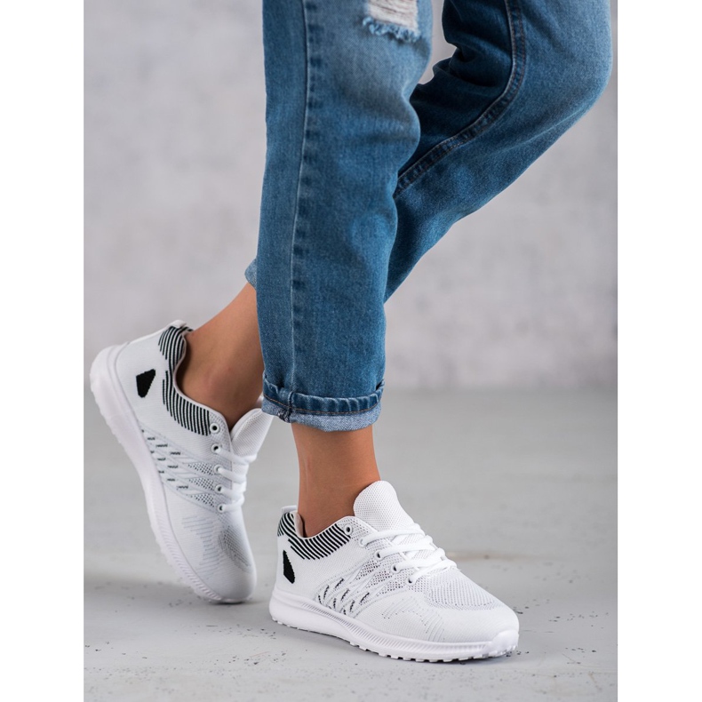 SHELOVET Lehké sportovní boty bílý 1