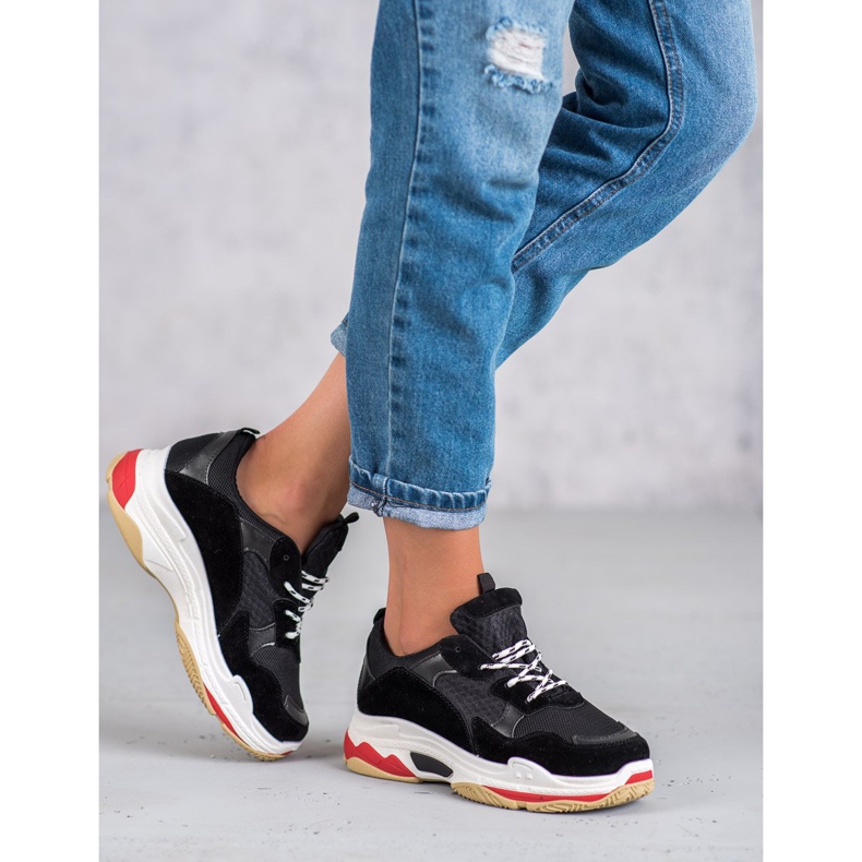 SHELOVET Dámská sportovní obuv černá 1