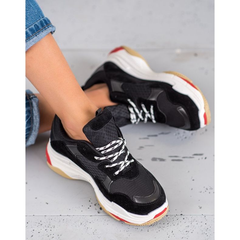 SHELOVET Dámská sportovní obuv černá 2