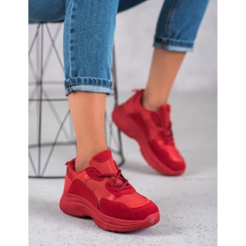 SHELOVET Červené sportovní boty 2