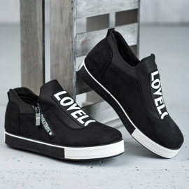 SHELOVET Miluji sportovní obuv černá 2