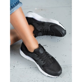 SHELOVET Černé sportovní boty černá 1