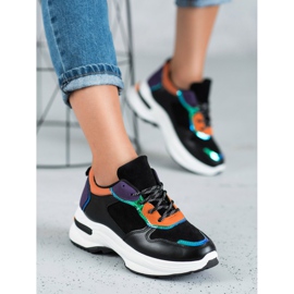 SHELOVET Ležérní tenisky černý 1