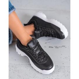 SHELOVET Módní sportovní obuv černá 1