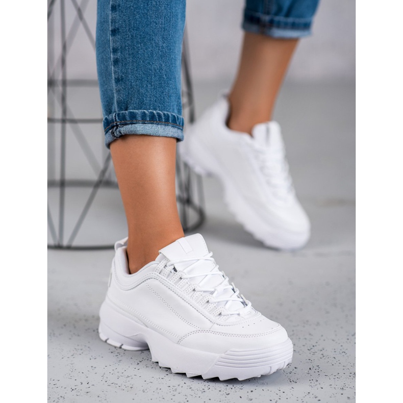 SHELOVET Módní sportovní obuv bílý 2