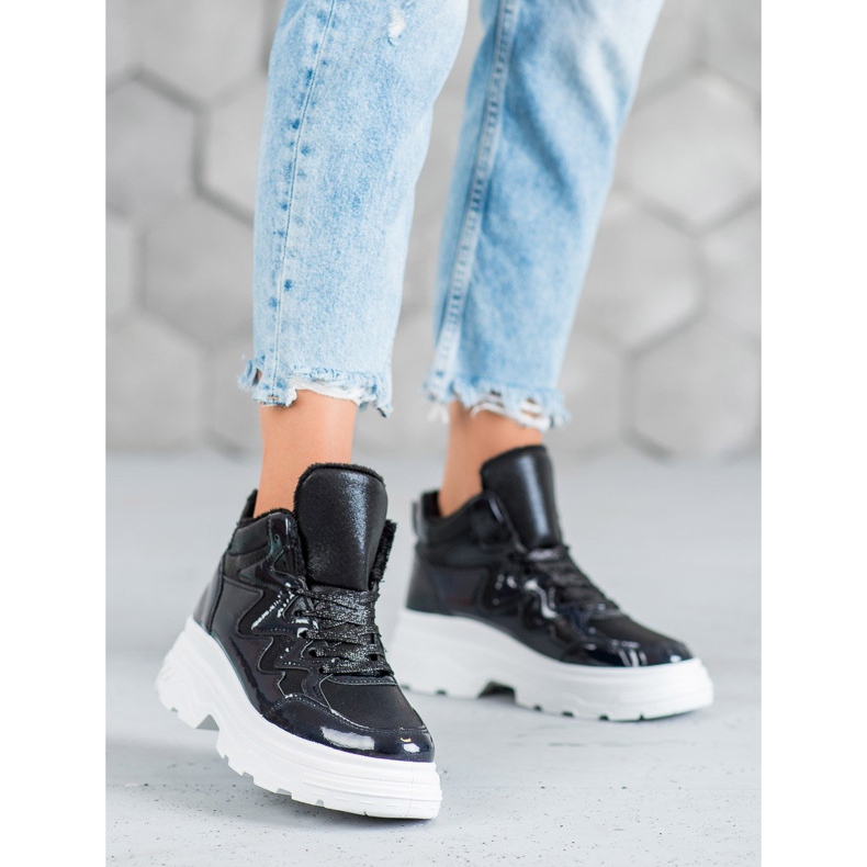 Seastar Teplé tenisky černý 2