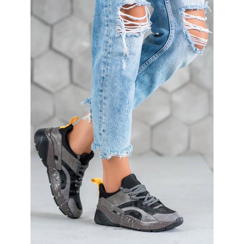 Muto Pohodlné tenisky Moro šedá 2