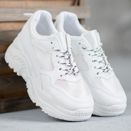 SHELOVET Bílé tenisky bílý 1