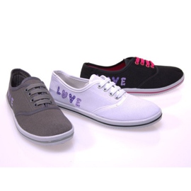 Tenisky s tkaninou 12D-130 černé černá 1