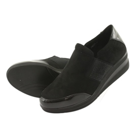 Černé boty na klínku Sergio Leone 225 černá 4