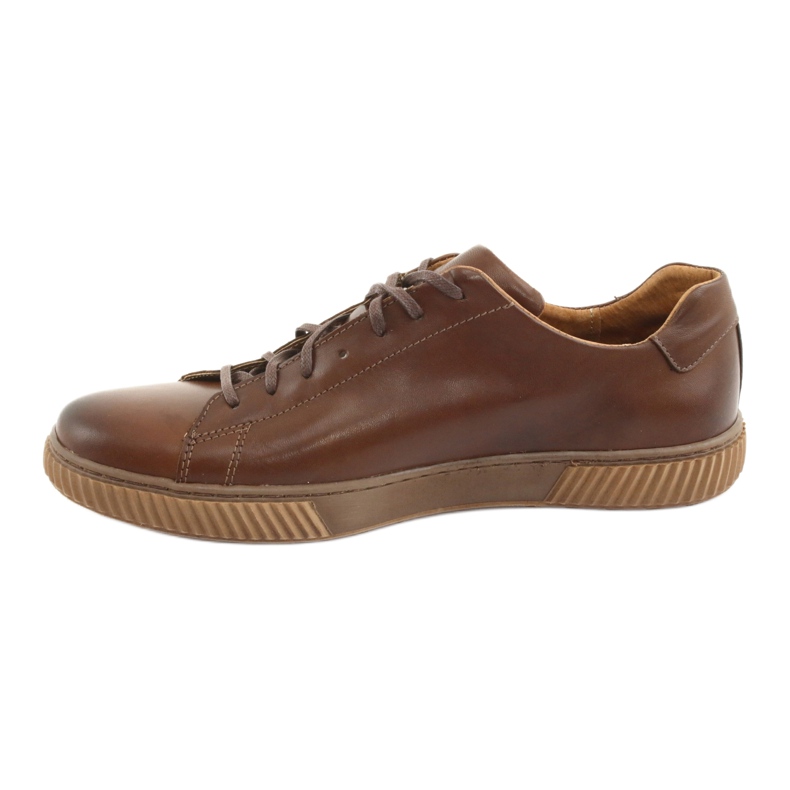 Riko Sports Leather Shoes 893 Brown hnědý 2