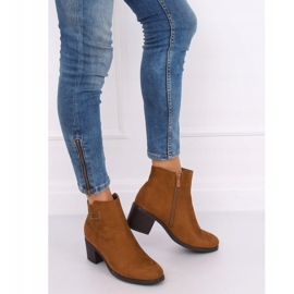 Camel 8B982 Velbloudí boty na vysokém podpatku hnědý 2