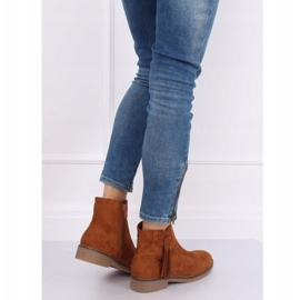 Boty Jodhpur s třásněmi velbloud 8B907 Velbloud hnědý 2
