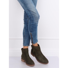 Zelené boty Jodhpur pro ženy 8B908 Green zelená 1