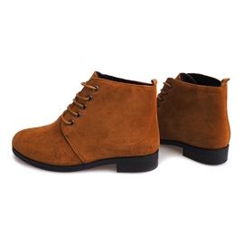 Boty Szunowane FC-P04 Camel hnědý 3