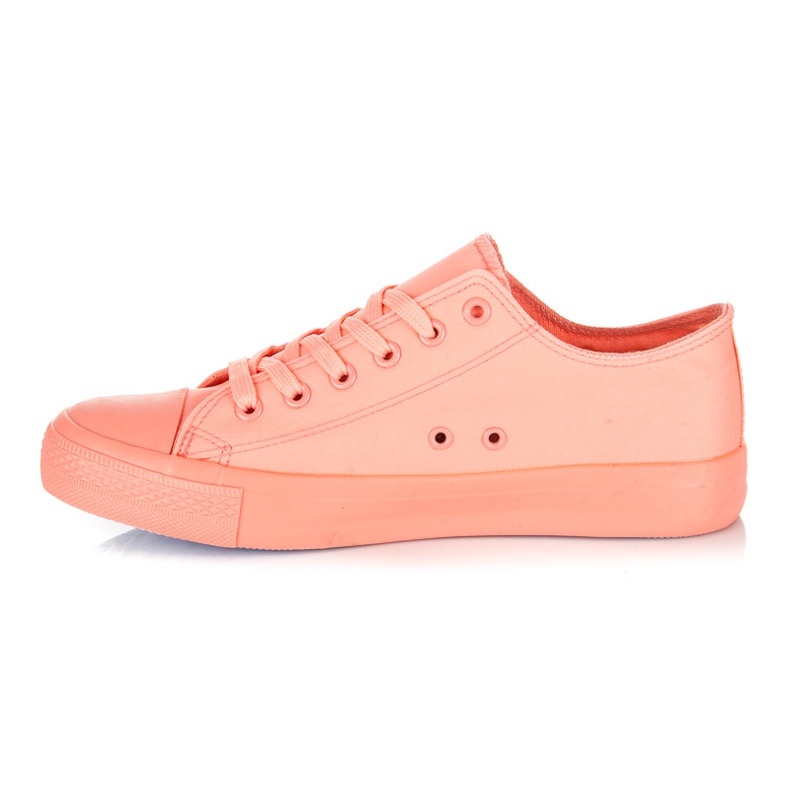 Dámské textilní tenisky růžový 1