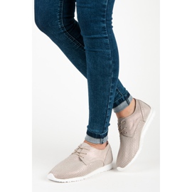 Zavázané boty VINCEZA žluť 2