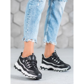 Yes Mile Tenisky se třpytkami černý 1