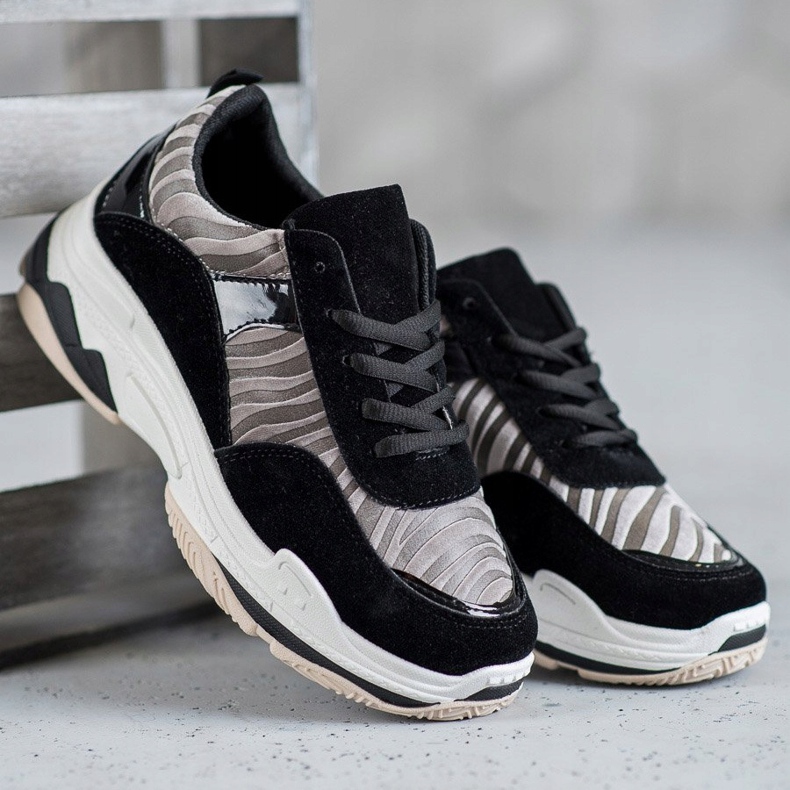 Kylie Tisk tenisek Zebra černý vícebarevný 1