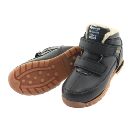 American Club Boty Kozačky na suchý zip American ES42 navy blue námořnická modř 4