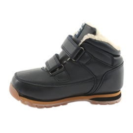 American Club Boty Kozačky na suchý zip American ES42 navy blue námořnická modř 2