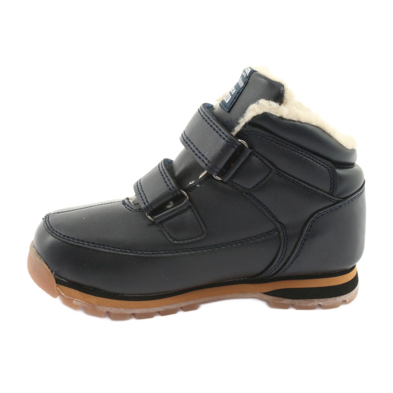 American Club Boty Kozačky na suchý zip American ES42 navy blue námořnická modř 2