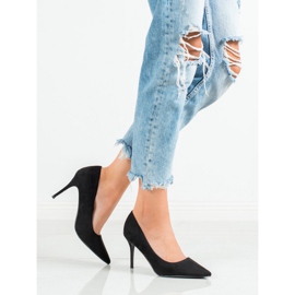 Diamantique Černé vysoké podpatky černá 1