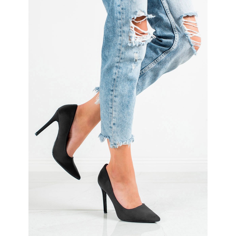 Diamantique Klasické černé vysoké podpatky černá 1