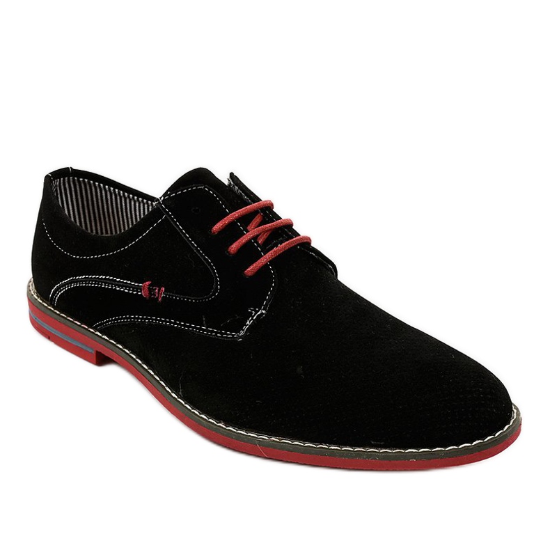 Černé elegantní polobotky 6-688 černý 1