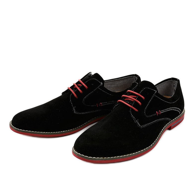 Černé elegantní polobotky 6-688 černý 2