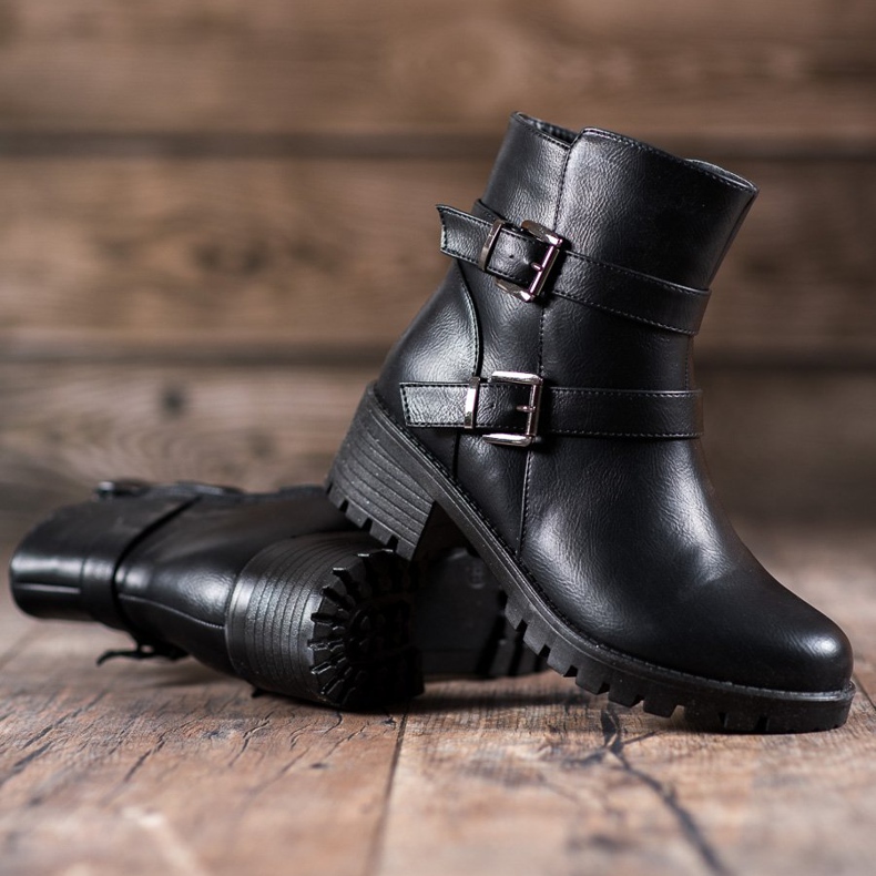 Abloom Pracovníci ekologické kůže černý 1