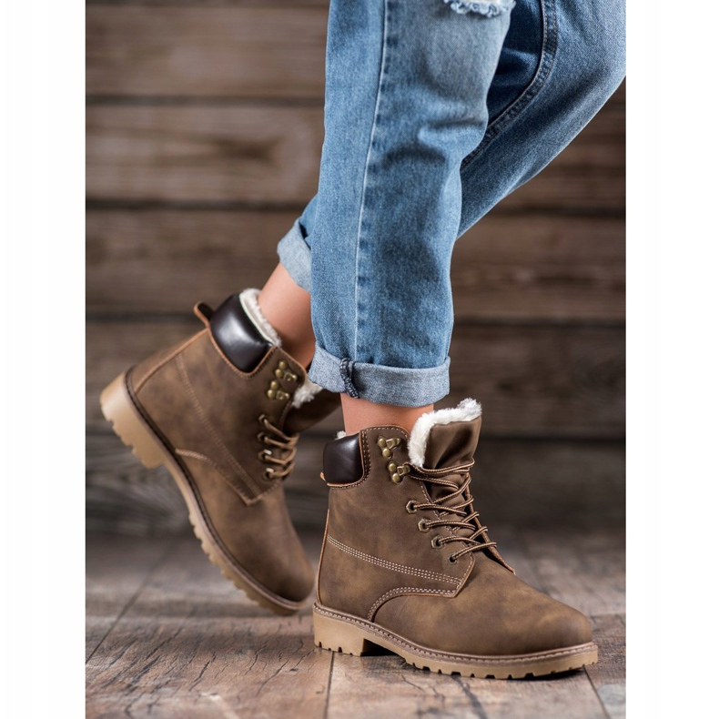 Super Me Teplé lapače hnědý 1