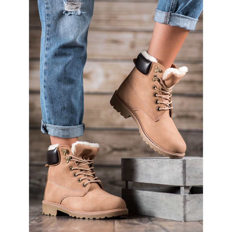 Super Me Teplé lapače hnědý 1