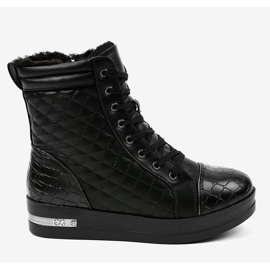 Černé izolované tenisky se zipem 9015-1 černý 2