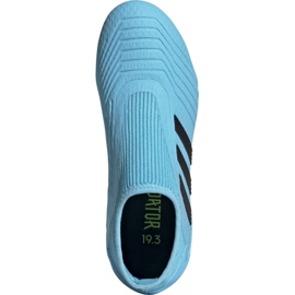 Kopačky Adidas Predator 19.3 Ll Fg Jr EF9039 modrý modrý 1 Kopačky Adidas Predator 19.3 Ll Fg Jr EF9039 modrý modrý 1