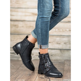 Cm Paris Boty se sponami modrý 1