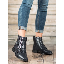 Cm Paris Boty se sponami modrý 2