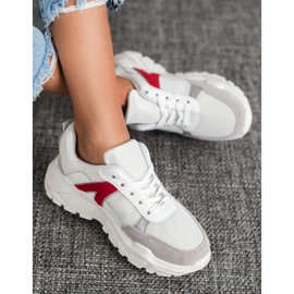 SHELOVET Sportovní tenisky bílý červené vícebarevný 2 SHELOVET Sportovní tenisky bílý červené vícebarevný 2