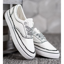 Bestelle Módní tenisky bílý 2