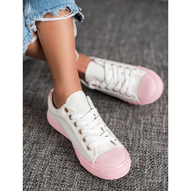 EXQUILY Barevné tenisky bílý 1 EXQUILY Barevné tenisky bílý 1